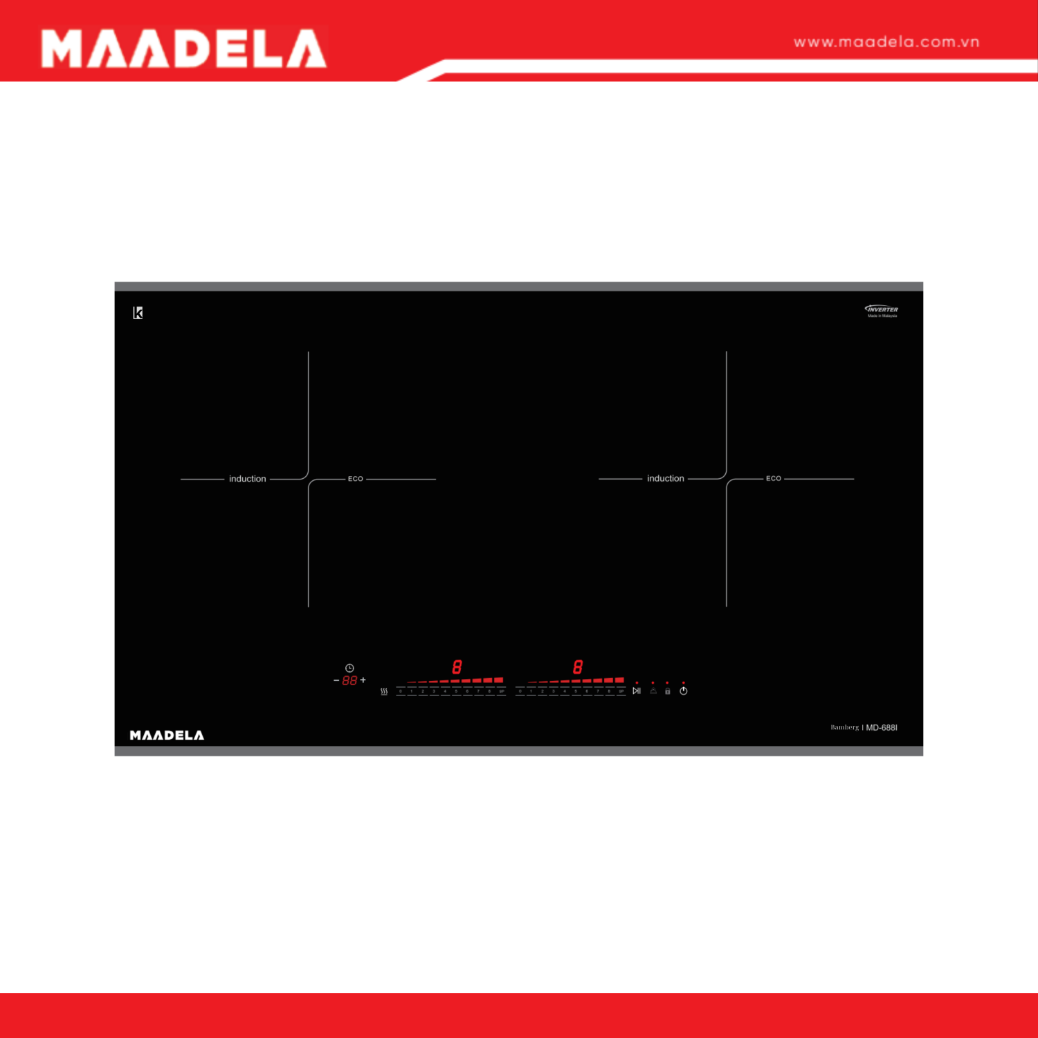 Bếp từ Maadela Bamberg MD-688I