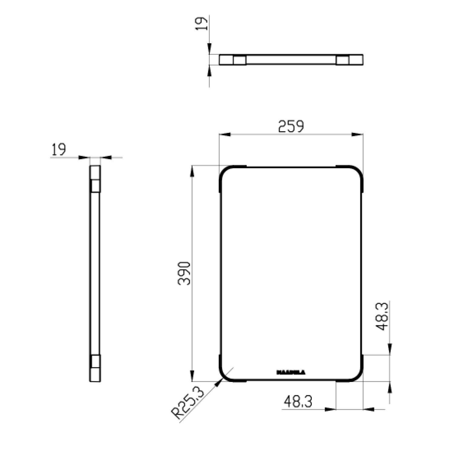 Thớt Inox Maadela CB-02