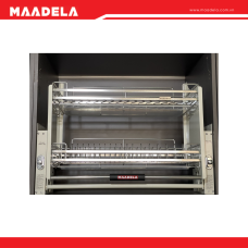 Giá bát đĩa nâng hạ Inox 304 tủ bếp trên Maadela G1-800