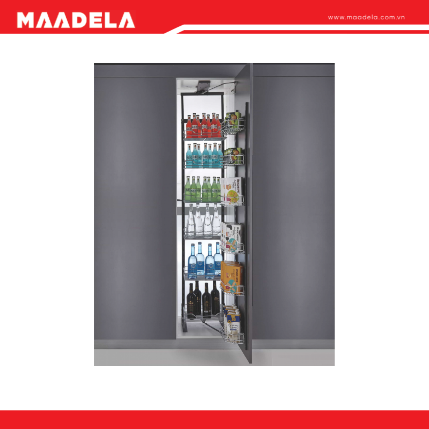Tủ đồ khô 6 tầng Maadela MP-GS05-02C